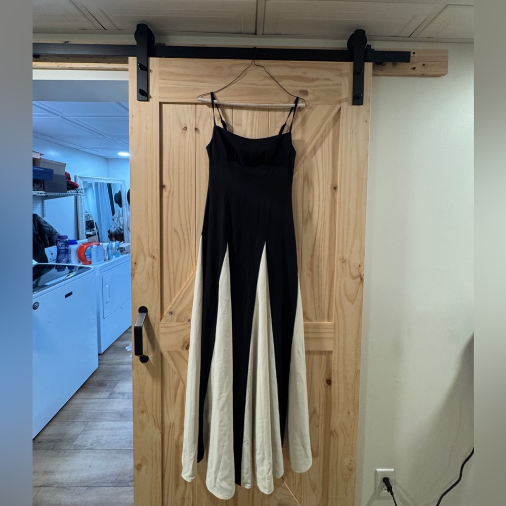 Elegant Two-Tone Women's dress